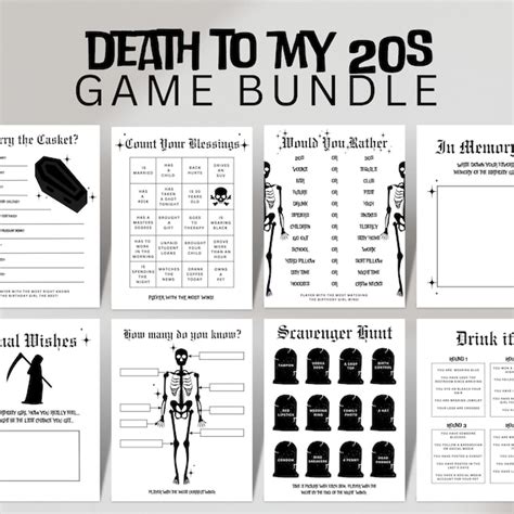 20s party games|death to my 20s party.